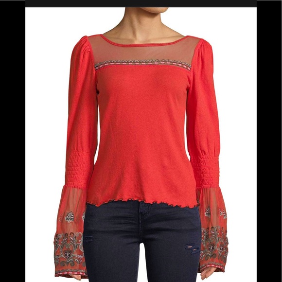Free People Tops - Free People Woman bell sleeves top